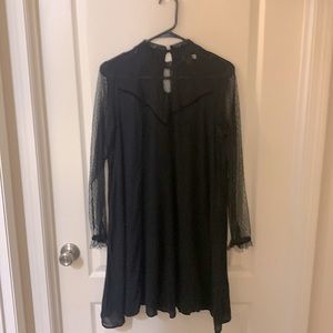 NWT black lace Xhiliration Dress